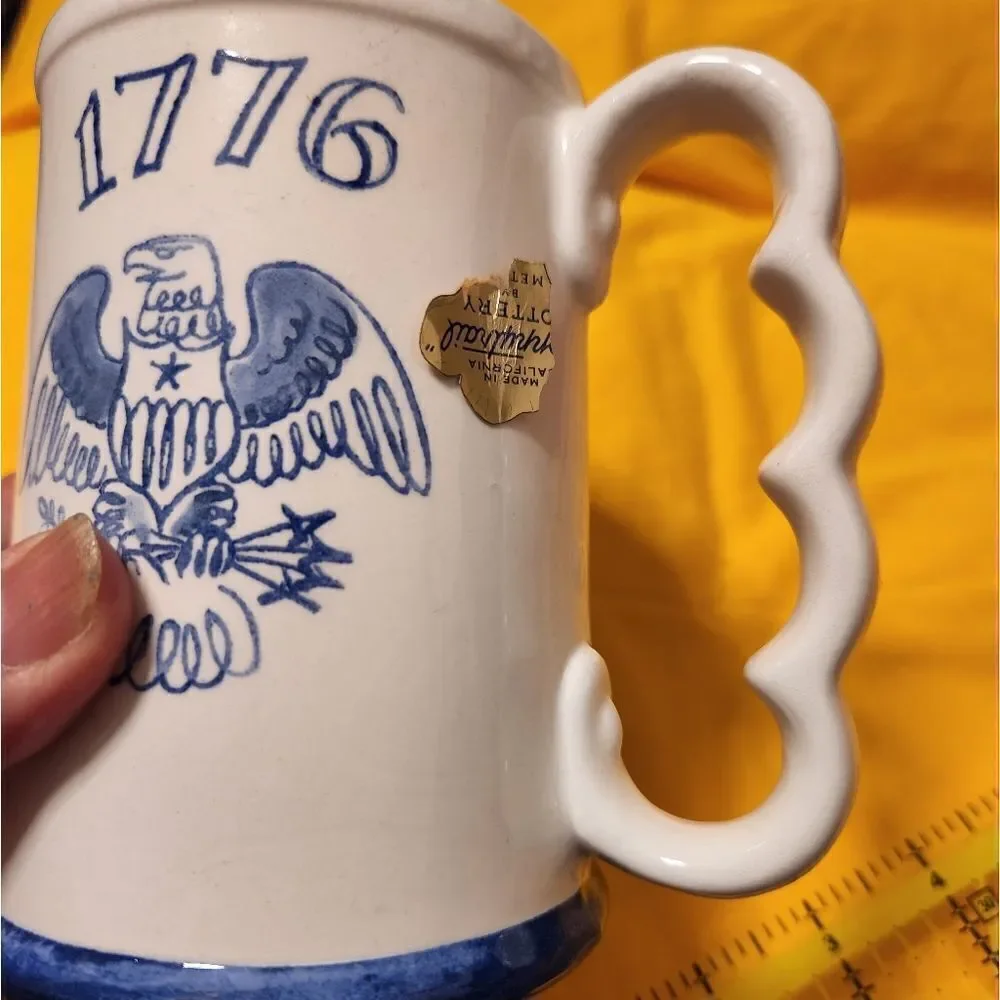 Vintage poppytrail CA pottery mug